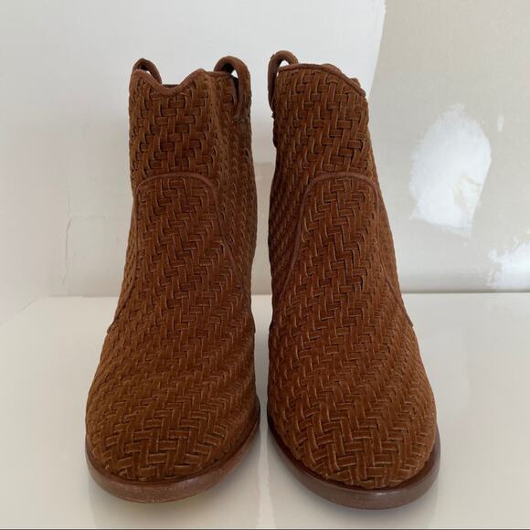 NWT Laurence Dacade Nico Woven Velvet 95 Booties 7 US - Picture 4 of 9